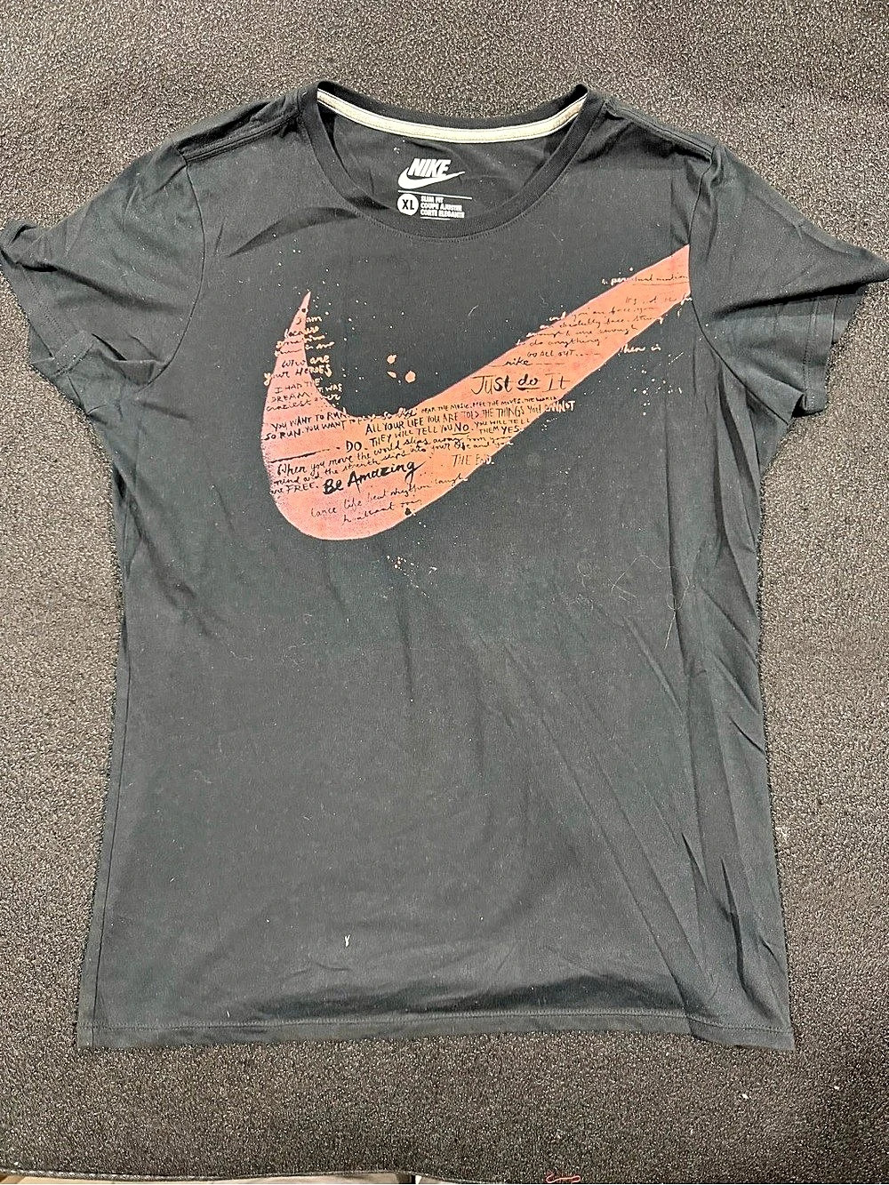 Nike Graphic Short Sleeve Tee Black XL